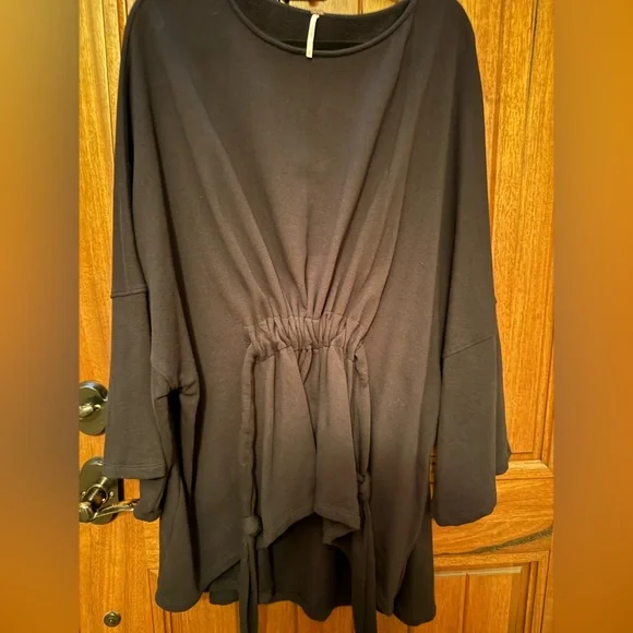 Free People Slouchy Tie Front Sweatshirt - Picture 8 of 10